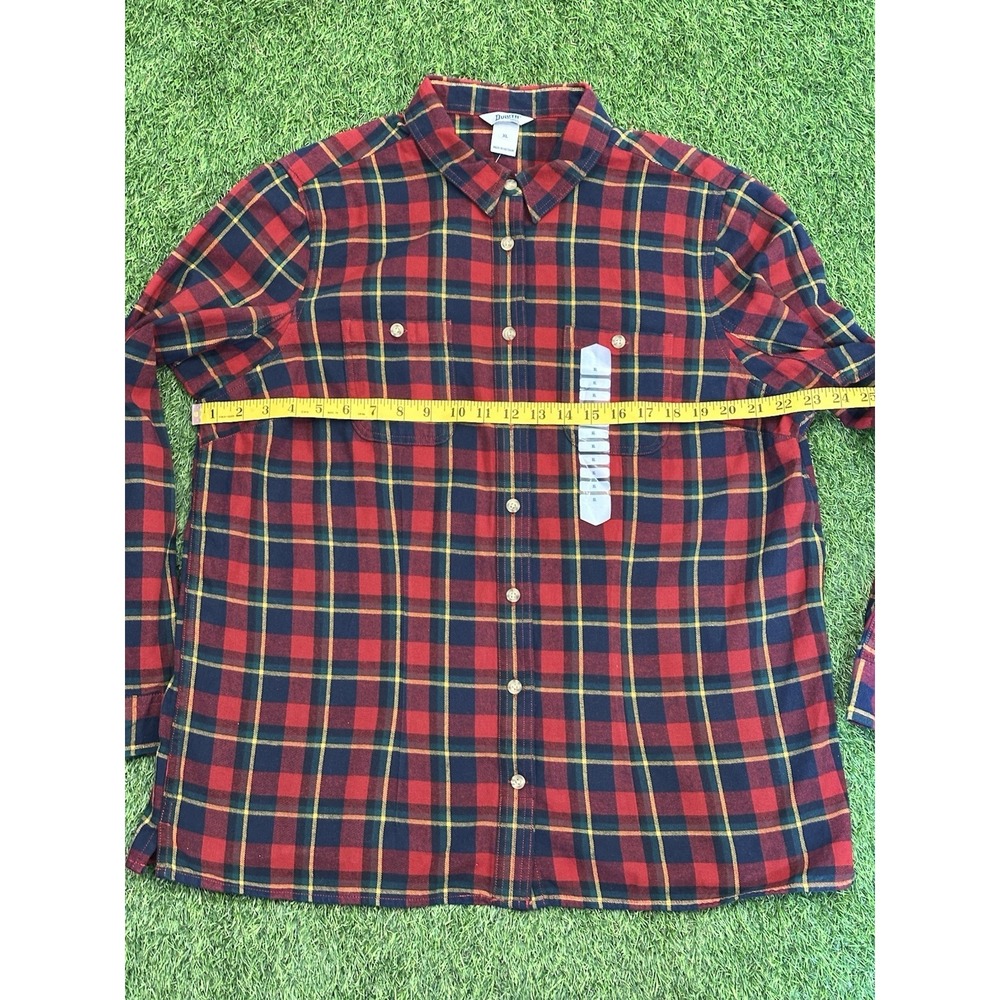 Duluth Trading Co Free Swingin' Flannel Shirt Womens‎ XL Plaid Casual 65505 NWT - Picture 11 of 16